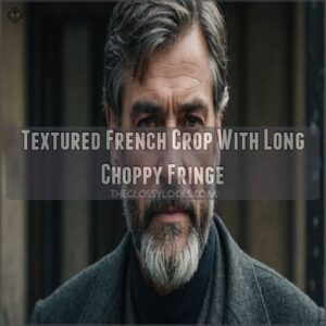 Textured French Crop With Long Choppy Fringe