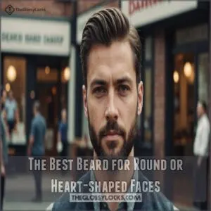 The Best Beard for Round or Heart-shaped Faces