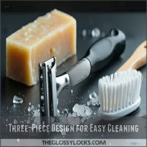 Three-Piece Design for Easy Cleaning