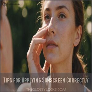 Tips for Applying Sunscreen Correctly