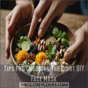 Tips for Choosing The Right DIY Face Mask