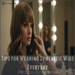 Tips for Wearing Synthetic Wigs Everyday