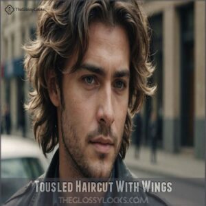 Tousled Haircut With Wings