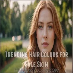 Trending Hair Colors for Pale Skin