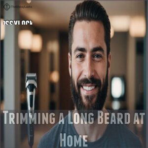 Trimming a Long Beard at Home