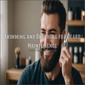 Trimming and Brushing for Beard Maintenance