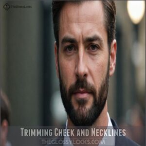 Trimming Cheek and Necklines