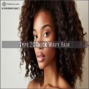 Type 2C Thick Wavy Hair