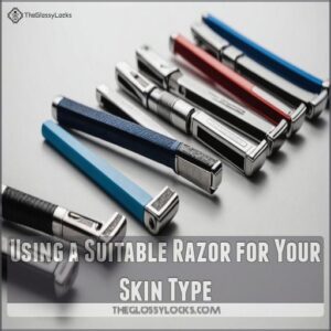 Using a Suitable Razor for Your Skin Type