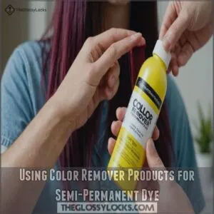 Using Color Remover Products for Semi-Permanent Dye