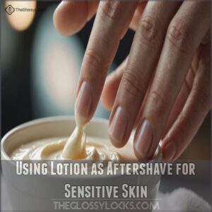 Using Lotion as Aftershave for Sensitive Skin