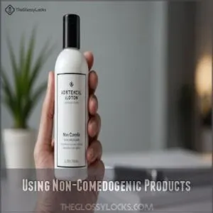 Using Non-Comedogenic Products