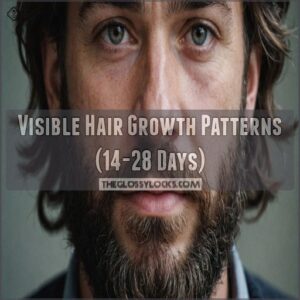 Visible Hair Growth Patterns (14-28 Days)