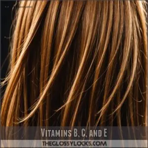 Vitamins B, C, and E Vitamins B, C, and E