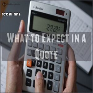 What to Expect in a Quote