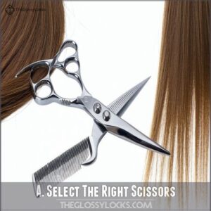 A. Select The Right Scissors