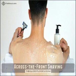 Across-the-Front Shaving