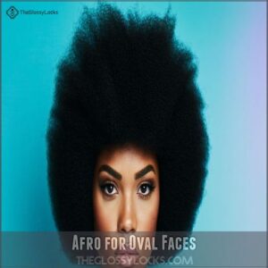 Afro for Oval Faces