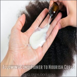 Allowing Conditioner to Nourish Curls