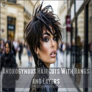 Androgynous Haircuts With Bangs and Layers