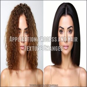 Application Process and Hair Texture Changes