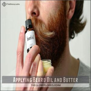 Applying Beard Oil and Butter