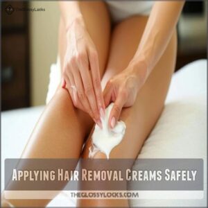 Applying Hair Removal Creams Safely