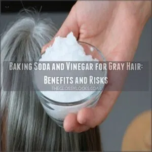 baking soda and vinegar for gray hair