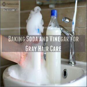 Baking Soda and Vinegar for Gray Hair Care