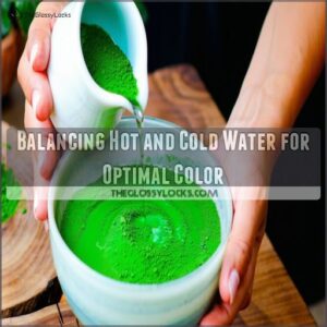 Balancing Hot and Cold Water for Optimal Color