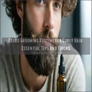 beard grooming routine for curly hair