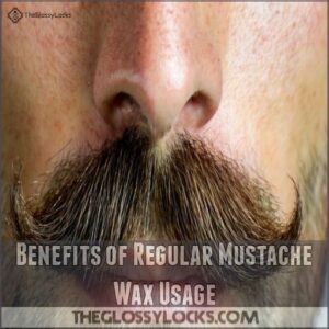 Benefits of Regular Mustache Wax Usage