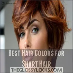 Best Hair Colors for Short Hair