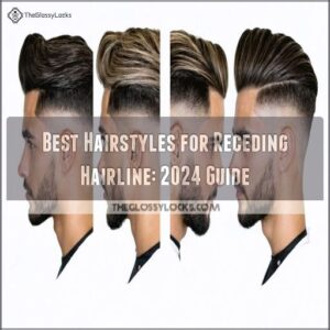 best hairstyles for receding hairline