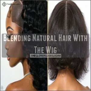 Blending Natural Hair With The Wig