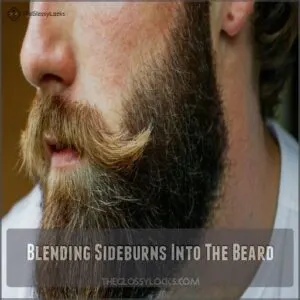 Blending Sideburns Into The Beard