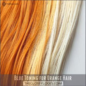 Blue Toning for Orange Hair