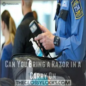 Can You Bring a Razor in a Carry On