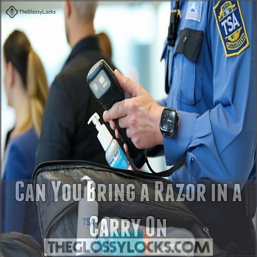 Can You Bring A Razor In A Carry On