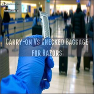 Carry-on Vs Checked Baggage for Razors