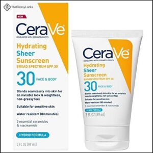 CeraVe Hydrating Sheer Sunscreen SPF