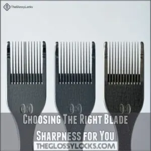 Choosing The Right Blade Sharpness for You Choosing The Right Blade Sharpness for You