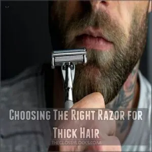 Choosing The Right Razor for Thick Hair