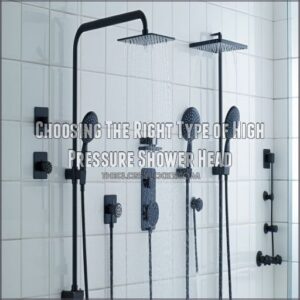 Choosing The Right Type of High Pressure Shower Head