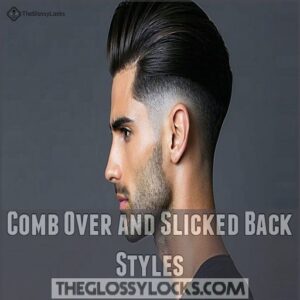 Comb Over and Slicked Back Styles