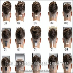 Common Haircut Numbers and Styles