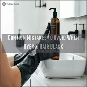 Common Mistakes to Avoid When Dyeing Hair Black