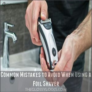 Common Mistakes to Avoid When Using a Foil Shaver