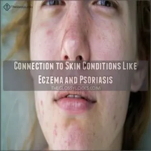 Connection to Skin Conditions Like Eczema and Psoriasis