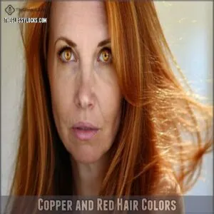 Copper and Red Hair Colors